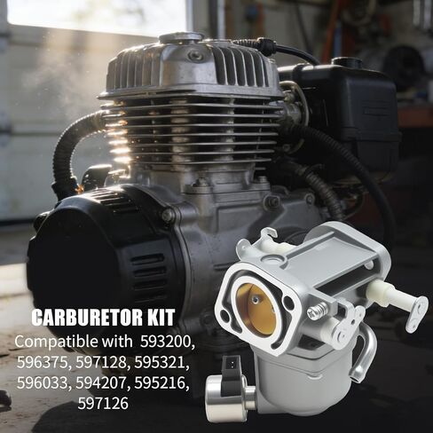 SYOWADA 593200 44N877 Carburetor Kit, Replacement for B&S G02826 Intek V-Twin 24hp 724cc, Replaces 596375 597128 595321 596033 594207 in Kuwait