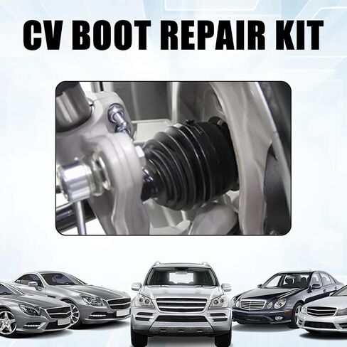 2PCS Split CV Boot Repair Kit with Expander Tool and Clamps, Professional Silicone CV Joint Boots for Waterproof Anti-mud Splash, Universal Tie Rod Boots Fits 2.32" 2.86" 3.46" Calibers in Kuwait