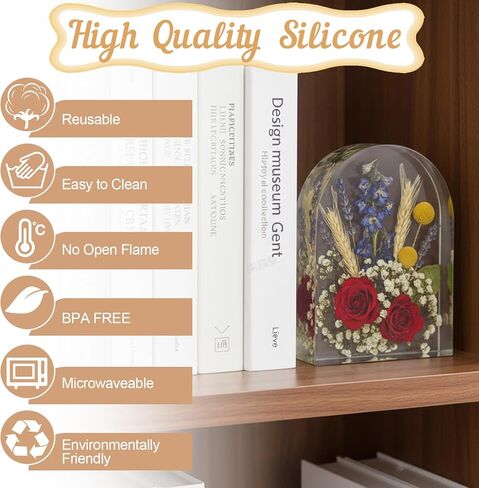 3Pcs Large Arch Silicone Mold Resin Molds for Epoxy Resin, Large Mold for Flower Preservation, Deep Pour Molds for Furniture Decor, DIY Wedding Bouquets Preservation, Valentine's Day Gifts in Saudi Arabia