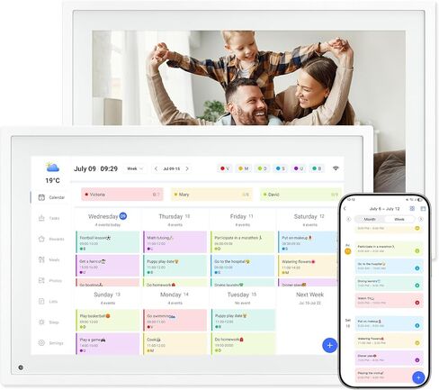 Digital Calendar,10.1 Inch Planner Electronic Calendar&Chore Chart,Smart Calendar Touchscreen Interactive Display for Family Schedules,Bussiness Working tasks,Great for Organizing Your Routines,Gifts for Women Mom in Saudi Arabia
