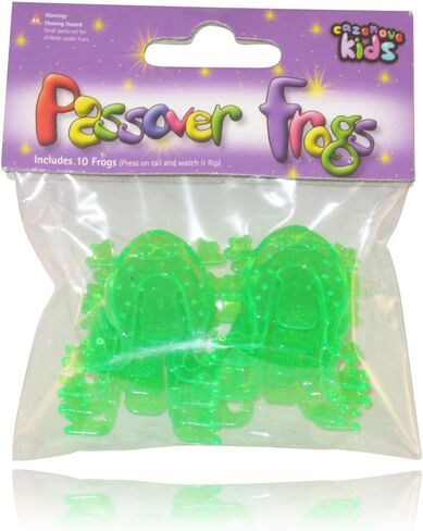 Cazenove Passover Jumping Flip Frogs - 10 Pack. Great for Your Pesach Seder, for Children to Reenact The Plagues (and The Kids at Heart). in Saudi Arabia