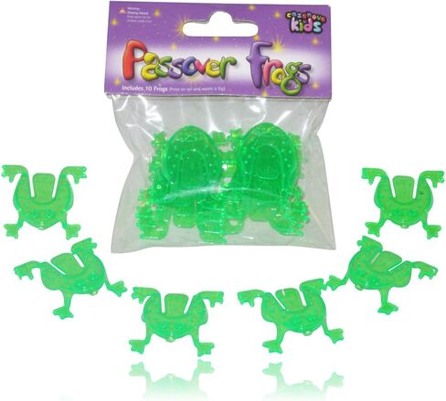 Cazenove Passover Jumping Flip Frogs - 10 Pack. Great for Your Pesach Seder, for Children to Reenact The Plagues (and The Kids at Heart). in Saudi Arabia