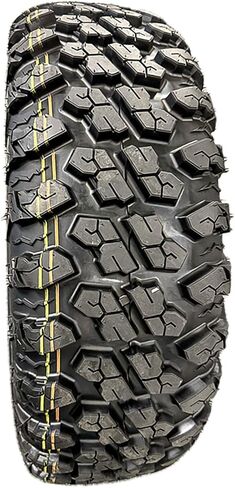 مجموعة من 2 (اثنين) إطارات شعاعية Airloc Paladin ATV UTV - 25x8.00R12 25x8R12 25x8x12 نطاق تحميل 10 طبقات BSW جدار جانبي أسود in Kuwait