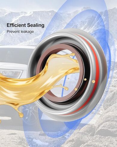 ختم عمود المحور الأمامي الخلفي الأيمن أو الأيسر مناسب لسيارة Lincoln MKS MKS MKX MKZ Aviator Ford Explorer Taurus Flex Edge Escape Fusion Replace 5L8Z4B416AA F57Z-3254-BA، قطعتان in Kuwait