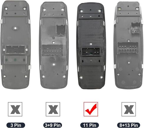 X AUTOHAUX 68289802AB Front Left Driver Side Car Power Window Switch for Dodge Durango 2016-2022 for Jeep Grand Cherokee 2016-2021 in Kuwait