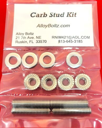 ALLOYBOLTZ- COMPATIBLE WITH FORD SMALL BLOCK SBF 260 289 302 STAINLESS STEEL ENGINE ALLEN BOLT KIT FITS DRIVERS SIDE PUMP INLET TYPE ONLY in Saudi Arabia