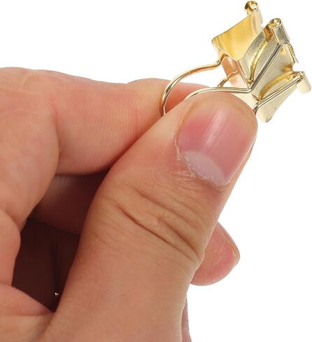 BESPORTBLE Heart Shape Binder Clips 24 Pack Metal Paper Clips with Cute Heart Handles for Document Organization Office Home School Supplies in Kuwait