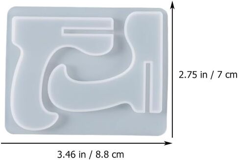 Angoily Silicone Mobile Phone Holder Mold 3.46X2.76 Inch DIY Resin Phone Stand Mold for Crystal Epoxy Art Display Mini Easel Frame Crafting in Kuwait