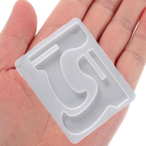 Angoily Silicone Mobile Phone Holder Mold 3.46X2.76 Inch DIY Resin Phone Stand Mold for Crystal Epoxy Art Display Mini Easel Frame Crafting in Kuwait