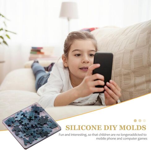 Puzzle Puzzle Resin Silicone Molds for Chocolate Epoxy Silicone Molds for Resin Casting Machine Crystal in Saudi Arabia