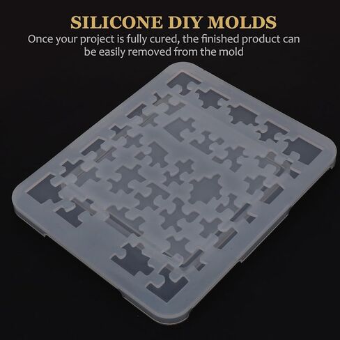 Puzzle Puzzle Resin Silicone Molds for Chocolate Epoxy Silicone Molds for Resin Casting Machine Crystal in Saudi Arabia