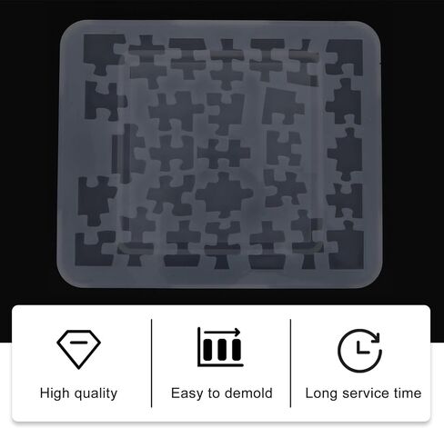 Puzzle Puzzle Resin Silicone Molds for Chocolate Epoxy Silicone Molds for Resin Casting Machine Crystal in Saudi Arabia