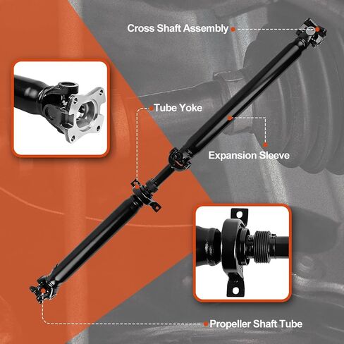 BC3Z4R602LB مجموعة عمود محرك عمود الدفع الخلفي الكامل المتوافقة مع Ford F-250 Super Duty 2011 2012 2013، 4WD، استبدل OE BC3Z4R602LB in Kuwait