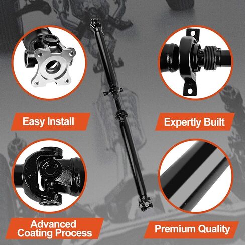 BC3Z4R602LB مجموعة عمود محرك عمود الدفع الخلفي الكامل المتوافقة مع Ford F-250 Super Duty 2011 2012 2013، 4WD، استبدل OE BC3Z4R602LB in Kuwait
