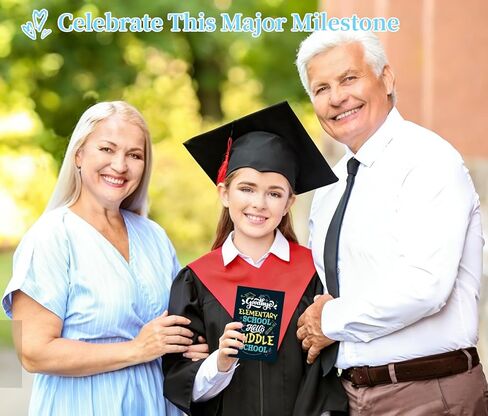 Elementary School Graduation Card - 5th & 6th Grade Graduation Card for Him Her Congrats Grad Gifts Cards for Her Him Boys Girls Son Daughter Granddaughter Grandson in Saudi Arabia