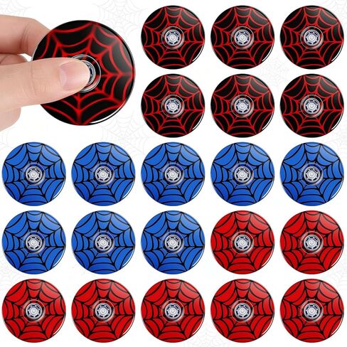 Hungdao 24 حزمة Kpop Fidget Spinners السائبة، 1.97 بوصة Kpop Lightning Fidget Spinner، حفلة عيد ميلاد للبالغين، أكياس هدايا جيدة، جوائز كرنفال المكافآت، اللعب الحسي in Kuwait