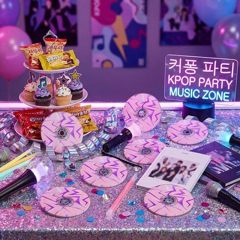 Hungdao 24 حزمة Kpop Fidget Spinners السائبة، 1.97 بوصة Kpop Lightning Fidget Spinner، حفلة عيد ميلاد للبالغين، أكياس هدايا جيدة، جوائز كرنفال المكافآت، اللعب الحسي in Kuwait