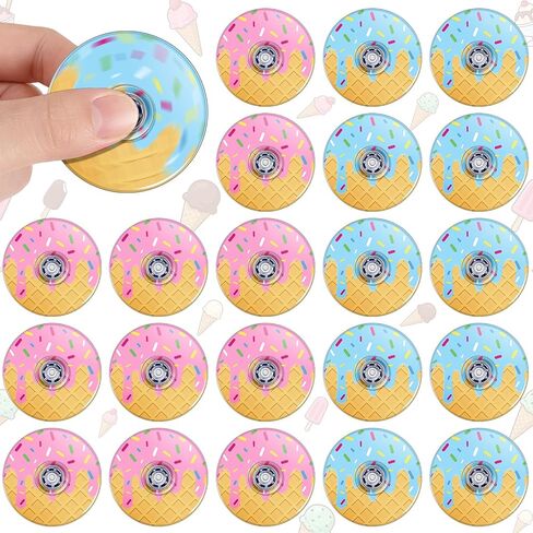 Hungdao 24 حزمة Kpop Fidget Spinners السائبة، 1.97 بوصة Kpop Lightning Fidget Spinner، حفلة عيد ميلاد للبالغين، أكياس هدايا جيدة، جوائز كرنفال المكافآت، اللعب الحسي in Kuwait