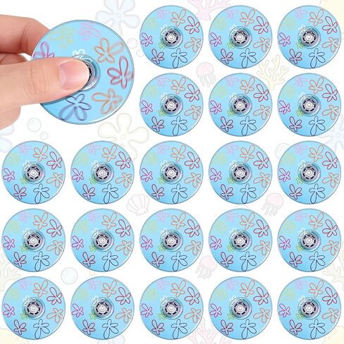 Hungdao 24 حزمة Kpop Fidget Spinners السائبة، 1.97 بوصة Kpop Lightning Fidget Spinner، حفلة عيد ميلاد للبالغين، أكياس هدايا جيدة، جوائز كرنفال المكافآت، اللعب الحسي in Kuwait