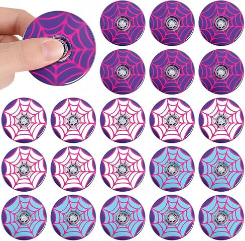 Hungdao 24 حزمة Kpop Fidget Spinners السائبة، 1.97 بوصة Kpop Lightning Fidget Spinner، حفلة عيد ميلاد للبالغين، أكياس هدايا جيدة، جوائز كرنفال المكافآت، اللعب الحسي in Kuwait