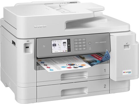 Brother INKvestment Tank MFC MFC-J5955DW طابعة نافثة للحبر لاسلكية متعددة الوظائف - ملونة in Kuwait