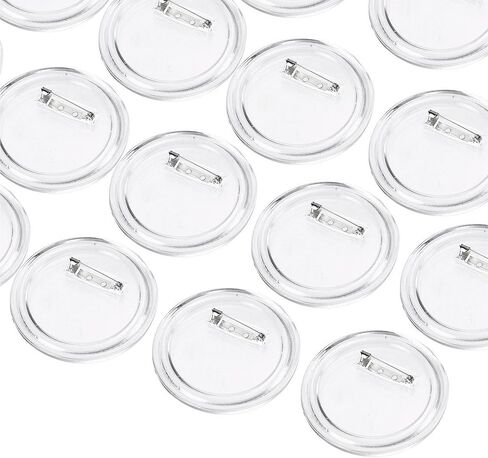 35 Pcs 3 inch Button Badge Clear Button Pin Acrylic Design Badges Kit for DIY Crafts and Craft Activities in Saudi Arabia