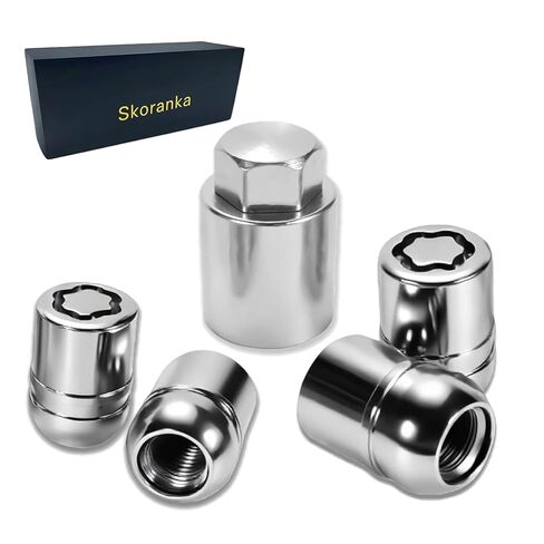 Upgrade2026 Wheel Lock Lug Nuts M12x1.5 Anti Theft Fits Honda Accord‌ 2008-2025 / CR-V 2006-2022 / Civic 2006-2025 / HR-V 2016-2022 & More Hex Key Spherical Seat, Alloy Wheel Lock Set, 4+1Pcs in Saudi Arabia