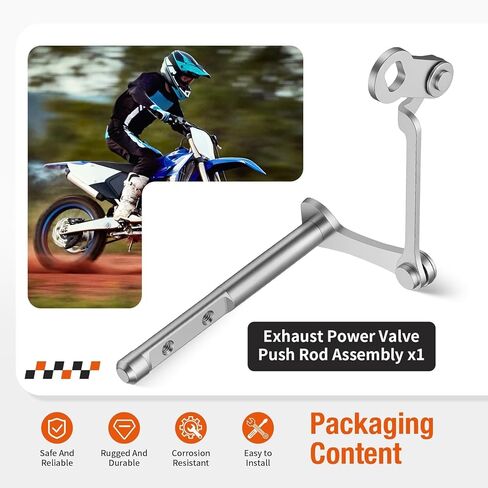 Exhaust Power Valve Push Rod Assembly For Yamaha YZ125 YZ125X 2005-2022 1C3-11990-10 in Kuwait