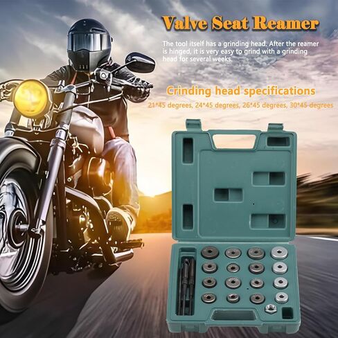 20pcs Valve Seat Reamer, Valve Seat Cutting Reamer Displacement Cutter for Motorcycle, Valve Repair Displacement Cutters in Saudi Arabia