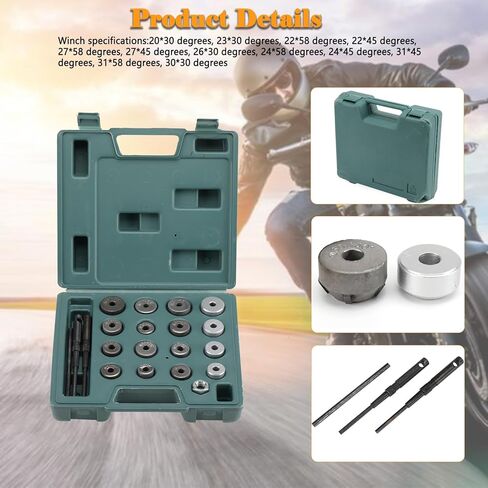20pcs Valve Seat Reamer, Valve Seat Cutting Reamer Displacement Cutter for Motorcycle, Valve Repair Displacement Cutters in Saudi Arabia