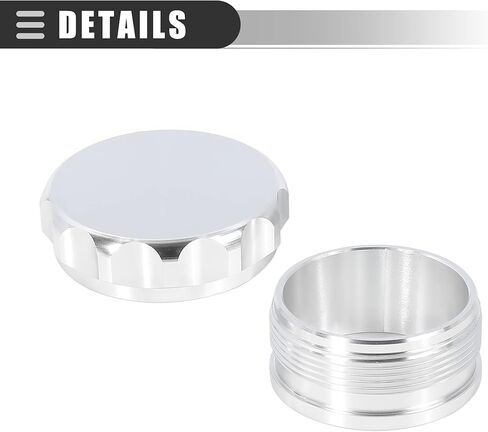 Motoforti Universal Car Weld On Filler Neck and Cap, Engine Oil Fuel Tank, 2" ID, Aluminium Alloy, Silver Tone in Kuwait