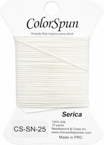 3-Strand Silk Needlepoint Thread, 10 Yard Smooth & Lustrous Silk Thread for Needlepoint, Hand Embroidery, Sewing & DIY Needlework to Family and Friends(Pink) in Kuwait