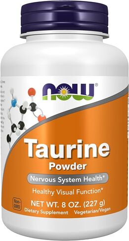 NOW Foods Supplements, Taurine Pure Powder, Nervous System Health*, Amino Acid, 8-Ounce in Saudi Arabia