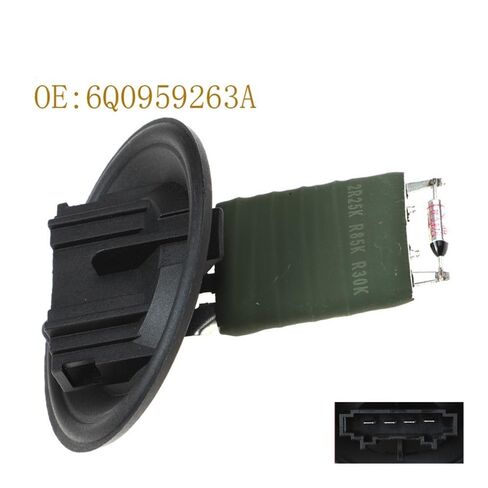 Car Heater Fan Resistor 6Q0959263A for VW Polo 20012013 Car Heater Blower Motor Module Resistor Regulator 6RD959263 6Q0959263 in Kuwait