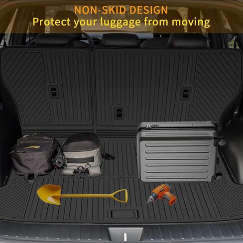 Cargo Mat Compatible with Tucson 2022 2023 2024 2025 2026 Trunk Mat with Backrest Liner TPE Cargo Liner Back Seat Cover Replacement for 2022-2026 Tucson Accessories in Saudi Arabia