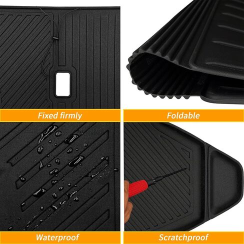 Cargo Mat Compatible with Tucson 2022 2023 2024 2025 2026 Trunk Mat with Backrest Liner TPE Cargo Liner Back Seat Cover Replacement for 2022-2026 Tucson Accessories in Saudi Arabia