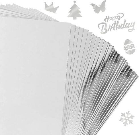60 Sheets Metallic Gold Cardstock Paper, A4 Size Mirror Paper, Thick 250gsm Heavyweight Finish Gold Foil Board for Crafting, Scrapbooking, Invitations, Card & Decorations, Die Cut Plotter Compatible in Saudi Arabia