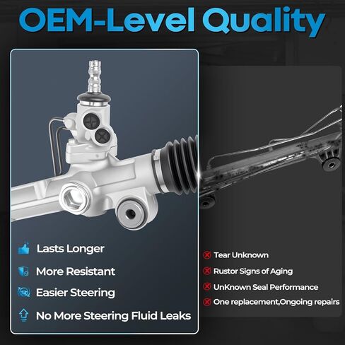 رف وترس توجيه هيدروليكي متوافق مع 2004-2006 Toyota Sienna 3.3L، 2007-2010 Sienna 3.5L OEM # 26-2619 4425008040 4425008030 in Kuwait