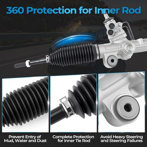 رف وترس توجيه هيدروليكي متوافق مع 2004-2006 Toyota Sienna 3.3L، 2007-2010 Sienna 3.5L OEM # 26-2619 4425008040 4425008030 in Kuwait