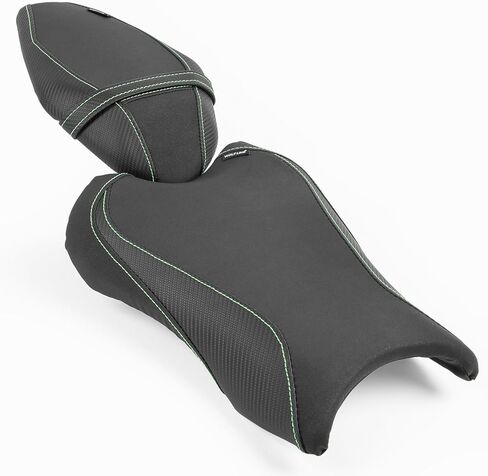 Complete Seat for Ninja ZX-10R ZX-10RR 2021-2024 2025 ZX10R ZX10RR Front Rider Rear Passenger Saddle Cushion, One Set-Green in Saudi Arabia