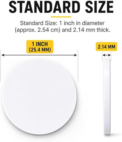 Dry Erase Tokens, 108 Pack Reusable 1 Inch Round Game Tokens, Writable Blank Counters for Markers, Board Games, RPGs, Classroom Activities and DIY Game Design in Kuwait