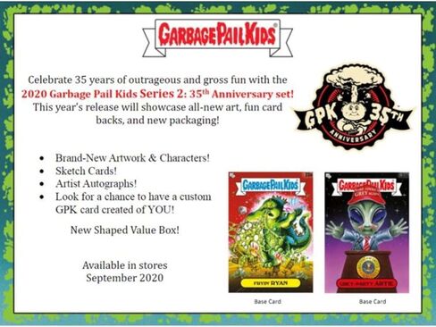 20 Topps GPK Series 2 35th Anniversary Value Box, Multicolor in Kuwait