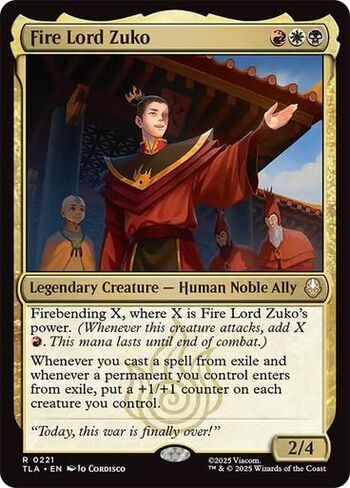 Fire Lord Zuko MTG in Kuwait
