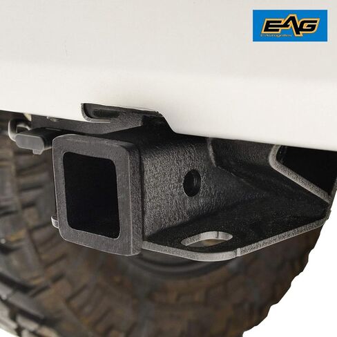 وصلة استقبال EAG مقاس 2 بوصة مع وصلة أسلاك من الفئة III طقم وصلة مقطورة للسحب مناسب لـ 07-18 Wrangler JK in Kuwait