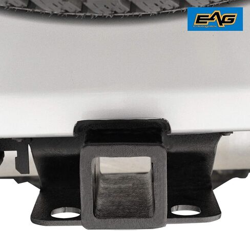 وصلة استقبال EAG مقاس 2 بوصة مع وصلة أسلاك من الفئة III طقم وصلة مقطورة للسحب مناسب لـ 07-18 Wrangler JK in Kuwait