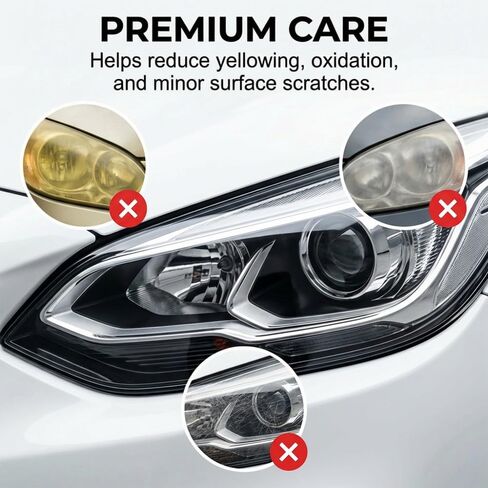 Advanced Car Headlight Restoration Kit, 2026 New Erase Yellowing & Oxidation Restores Clarity with Long-Lasting UV & Ceramic Shield, Headlight Cleaner, Headlight Restoration Spray (1) in Saudi Arabia