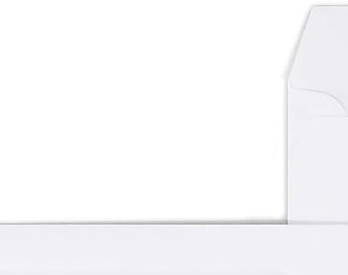 Staples 4 3/16 x 9 مظاريف أعمال بيضاء مصقولة، مظاريف بريدية قياسية للمكتب، 2000/كرتون in Kuwait