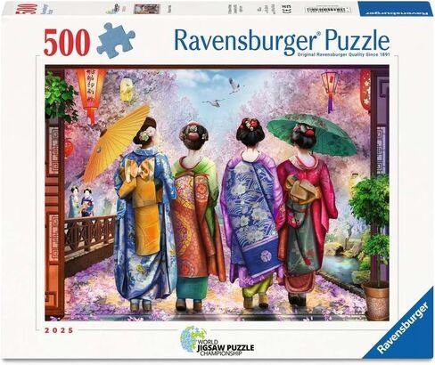 لغز Ravensburger Blossom Walk المكون من 500 قطعة - تحدي مسار الحديقة الهادئ، متعة الاسترخاء للبالغين والعائلات in Kuwait