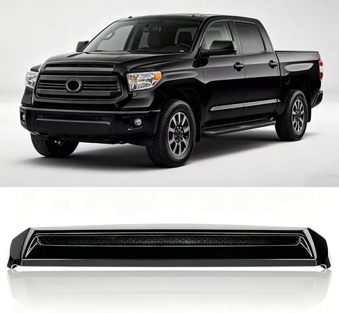 غطاء محرك السيارة العلوي الأمامي، غطاء مصبغة منتفخ متوافق مع 2014-2021 Toyota Tundra Hood Scoop Grill، استبدال قالب غطاء محرك السيارة لـ 76180-0C030 (كروم) in Saudi Arabia