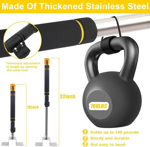 Brake Pedal Depressor Heavy Duty, Adjustable Truck Pedal Depressor 19-32" Thickened steel groove single-operator repair car for bonnet during brake clutch accelerator pedal checking the brake light in Saudi Arabia